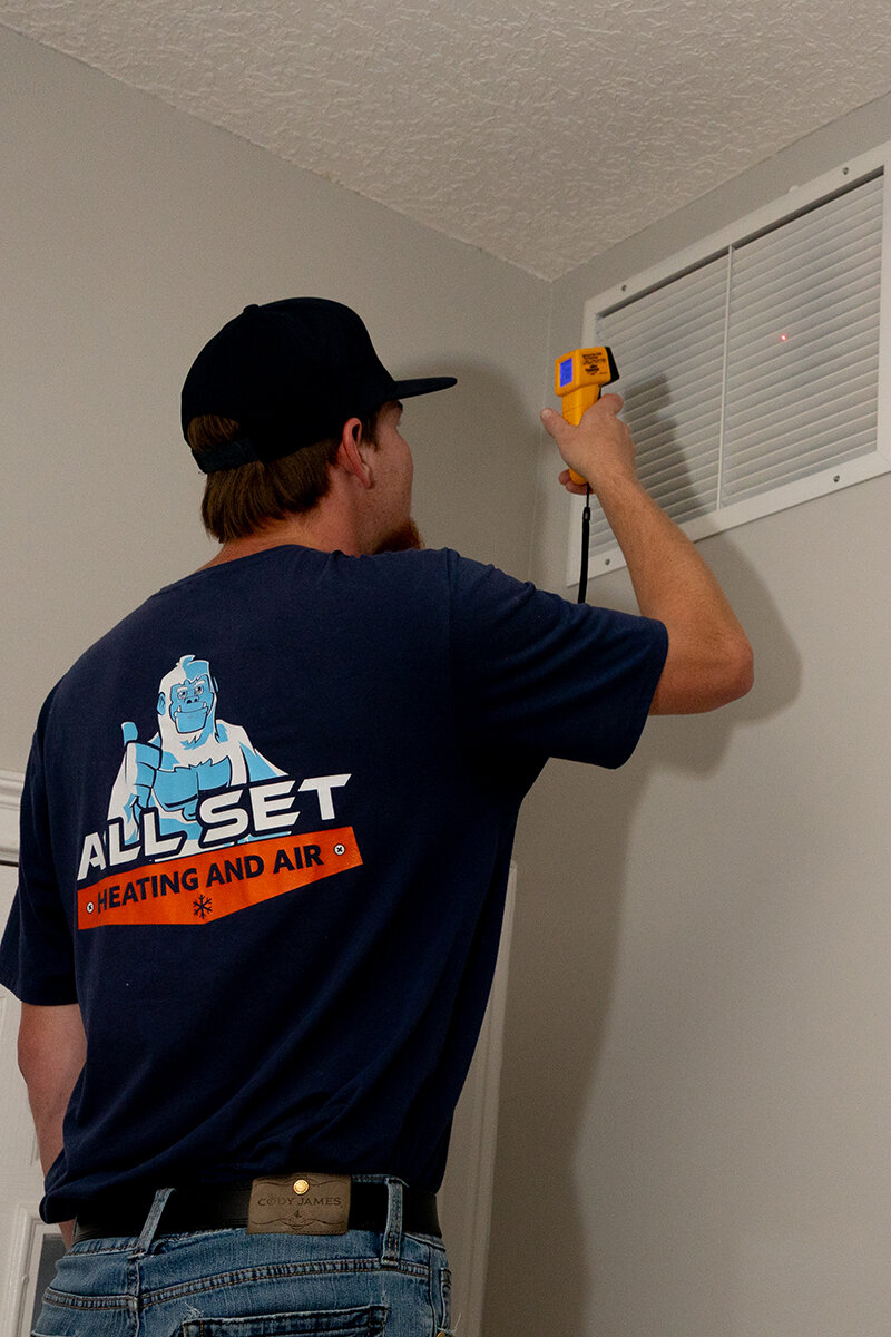 Tech - All Set Heating, Air & Plumbing
