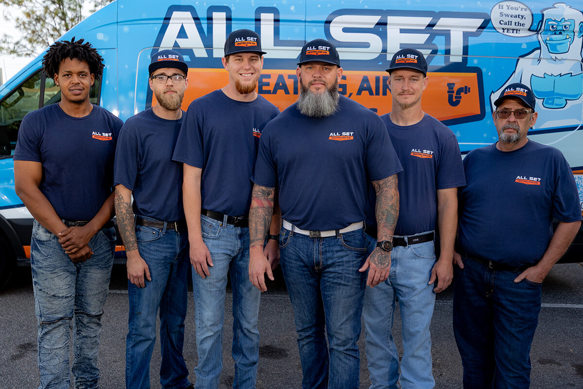 All Set plumber performing plumbing service in St. Johns County