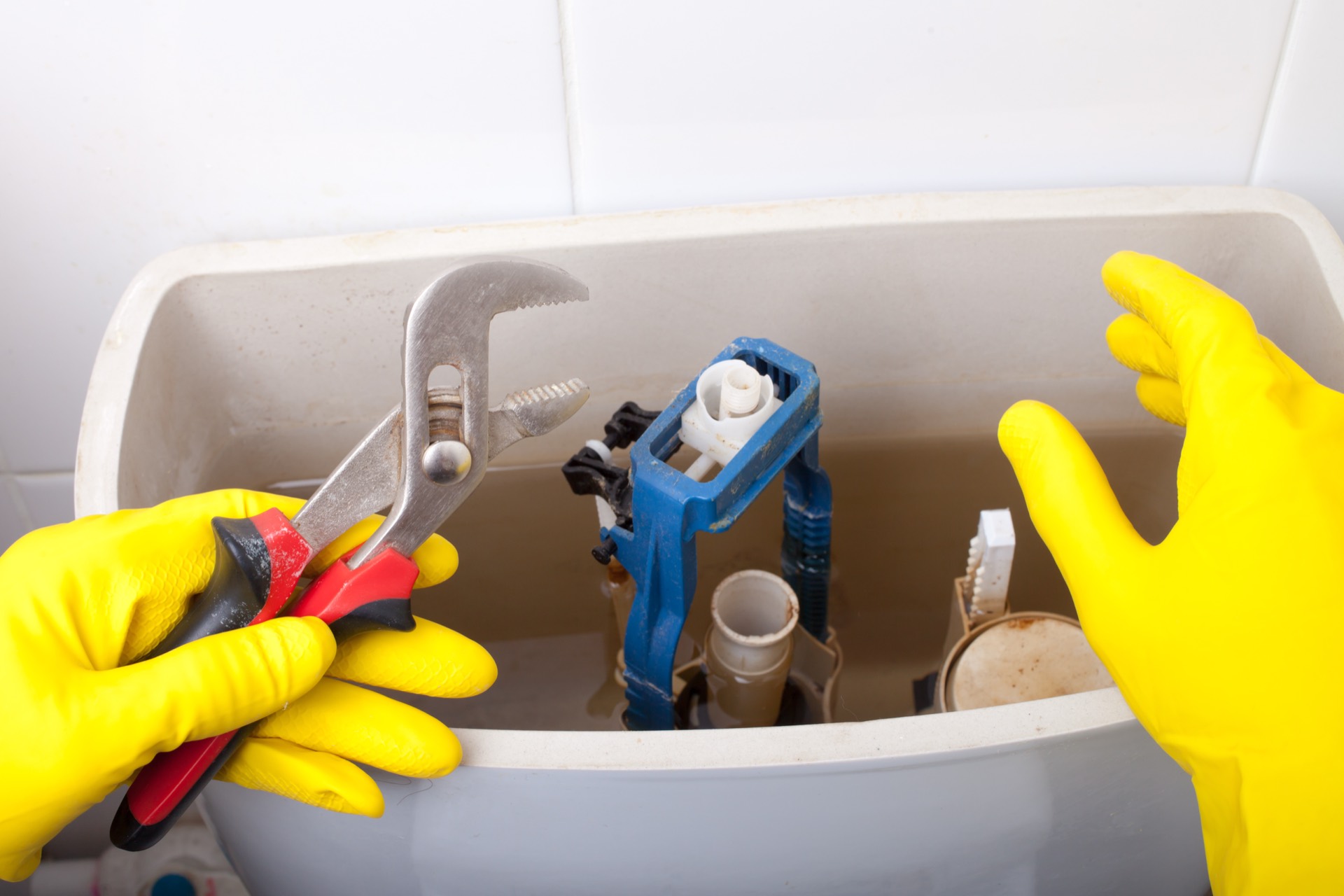 Toilet repair service by an All Set plumber